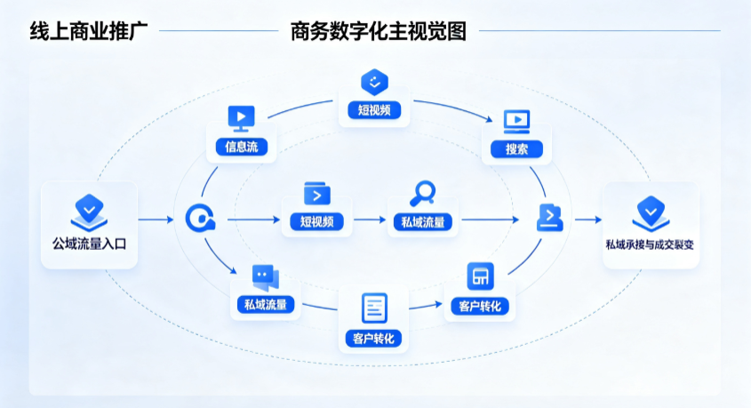 明溪县线上商业推广怎么做？全域流量闭环搭建与低成本转化实战指南